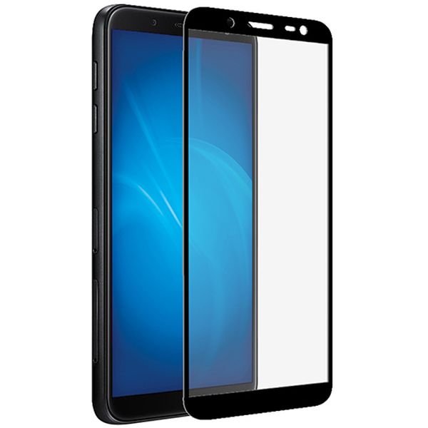 Защитное стекло DF 2,5D для Samsung Galaxy J8 (2018), Black Frame фото