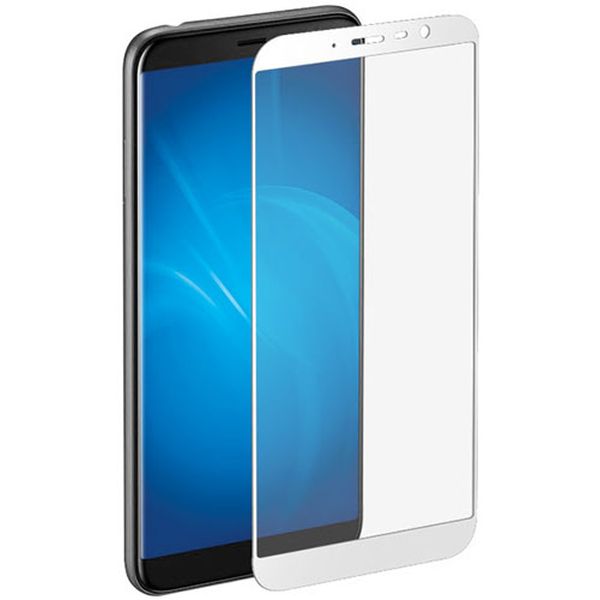 Защитное стекло DF 2,5D для Meizu M8c, White Frame фото