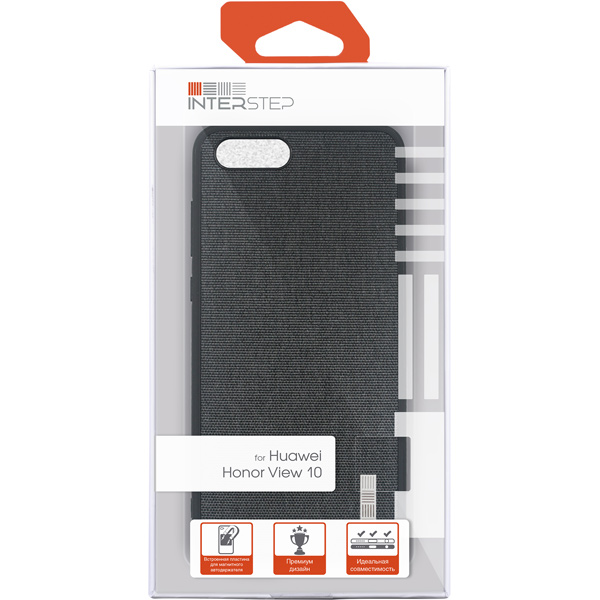 Чехол InterStep Tex-Met ADV для Honor View 10, Gray