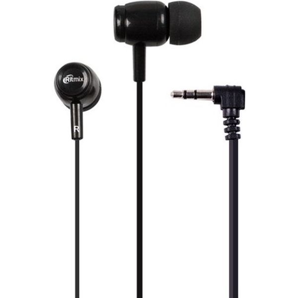 Наушники внутриканальные Ritmix RH-020 черный