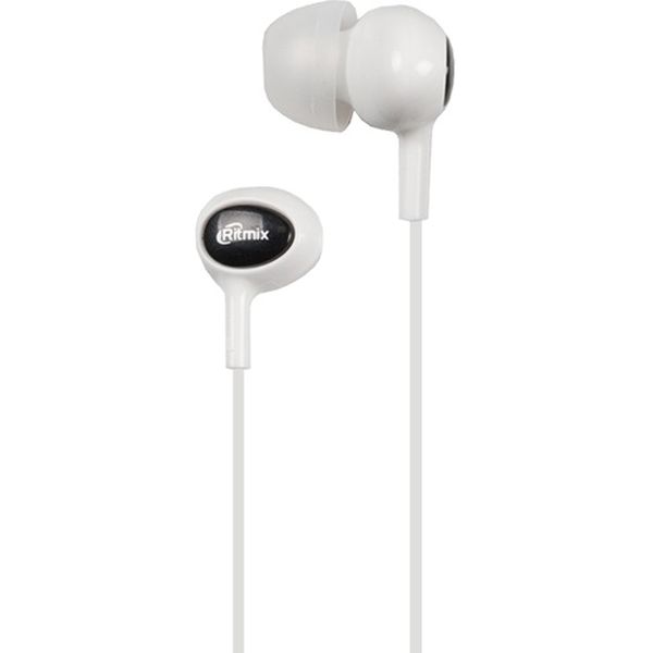 Наушники внутриканальные Ritmix RH-022 White/черный