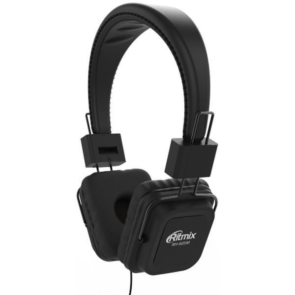 Наушники накладные Ritmix RH-605M черный