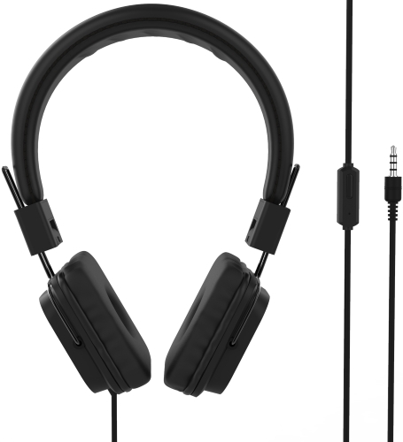 Наушники накладные Ritmix RH-605M черный