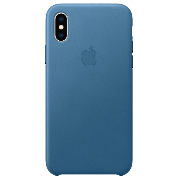 Чехол Apple iPhone XS Leather Case Cape Cod Blue фото