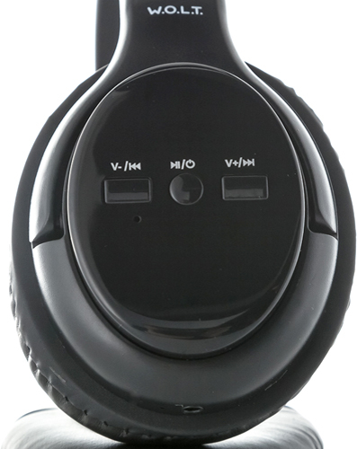 Наушники полноразмерные Bluetooth W.O.L.T. STN-270 черный