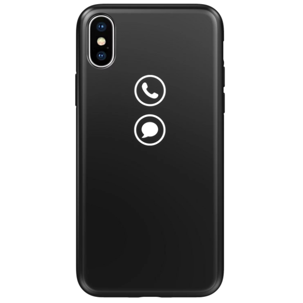 Чехол Lunecase для iPhone X Classic черный фото