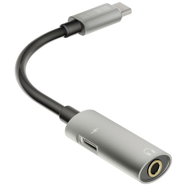 Кабель USB Type-C InterStep TYPE-C-AUX 3,5мм +TYPE-C Gray фото