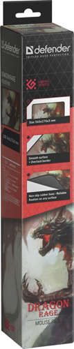 Игровой коврик Defender Dragon Rage M (50558)
