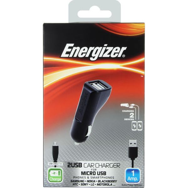 Зарядное устройство для смартфона Energizer DC2UCMC2