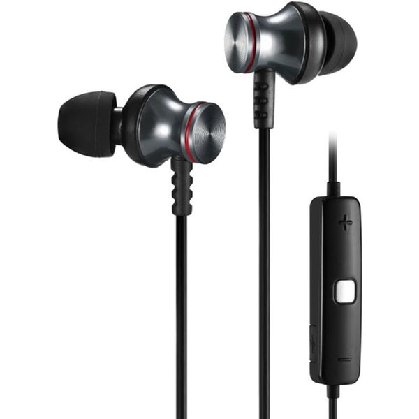 Наушники внутриканальные Bluetooth Digma BT-02 Magnetic Gray (E708BT)