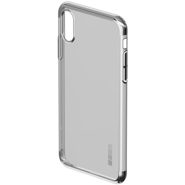 Чехол InterStep Decor iPhone Xs Max Серебристый фото