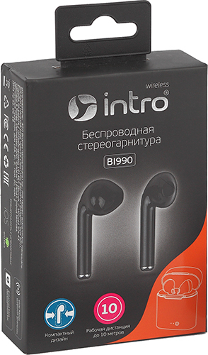 Наушники True Wireless Intro BI990