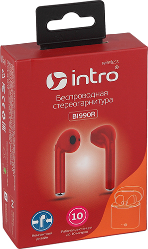 Наушники True Wireless Intro BI990R
