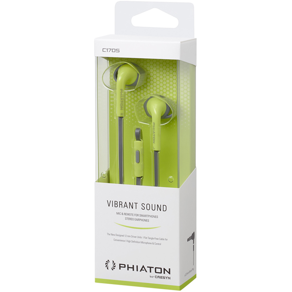 Спортивные наушники Phiaton by Cresyn C170S Green (CPU-ES0170EG01)
