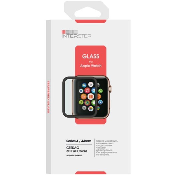 Стекло InterStep 3D для Apple Watch Series 4 44mm