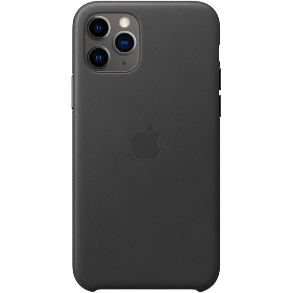 Чехол Apple iPhone 11 Pro Leather Case черный фото