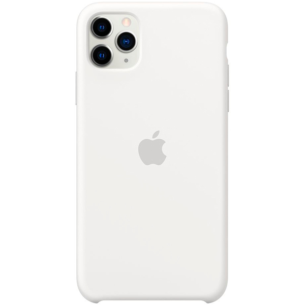 Чехол Apple iPhone 11 Pro Max Silicone Case White фото