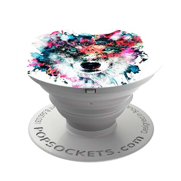 Кольцо-держатель для телефона Popsockets Wolf (101445) фото
