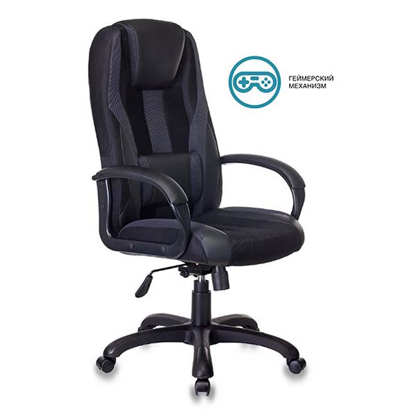 Кресло компьютерное игровое Бюрократ VIKING-9/BLACK фото