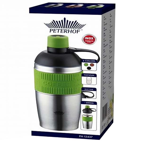 Термокружка Peterhof 0,48л Green PH-12437