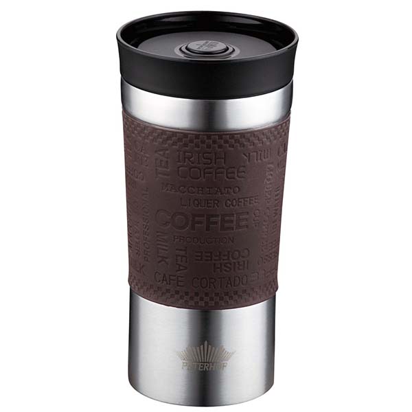 Термокружка Peterhof 0,4л Brown PH-12438