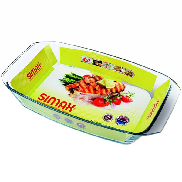 Форма для выпекания (стекло) Simax прямоугольная 35х19,5х6см (7046)