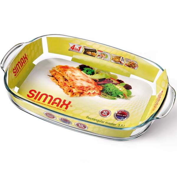 Форма для выпекания (стекло) Simax прямоугольная 40х26х6см (7296)