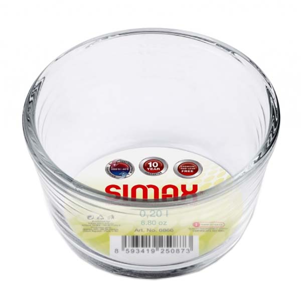 Форма для выпекания (стекло) Simax порционная круглая 10х5,5см (6866)