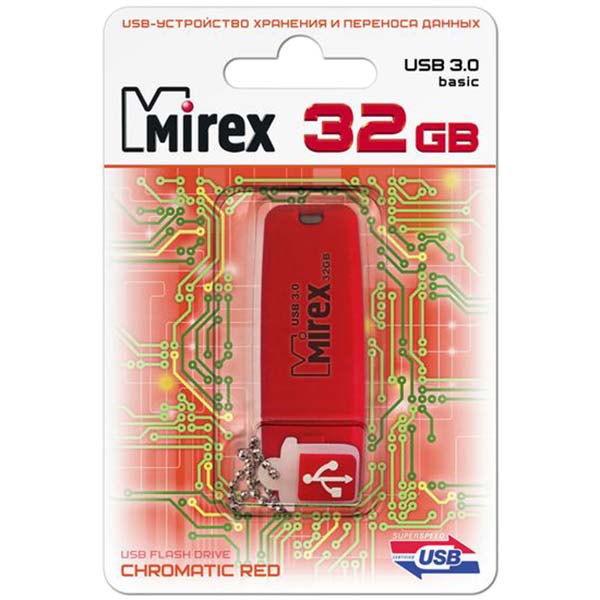 Флеш-диск Mirex 32GB Chromatic Red 3.0 (13600-FM3СHR32)
