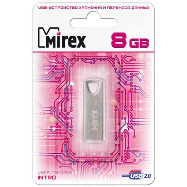 Флеш-диск Mirex 8GB Silver (13600-ITRNTO08 ) фото