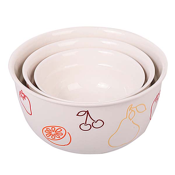 Набор салатников с крышкой Oursson BS4084RC/MC (Многоцветный)