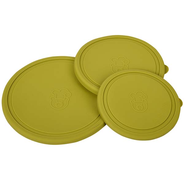 Набор салатников с крышкой Oursson BS4086RC/GA (Зеленое яблоко)