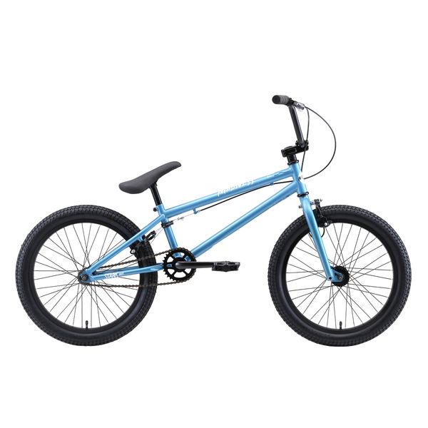 Велосипед городской Stark Madness BMX 1 синий/белый/2020 фото