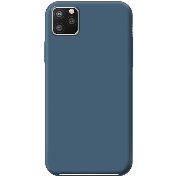 Чехол Deppa Liquid Silicone iPhone 11 Pro Max синий фото