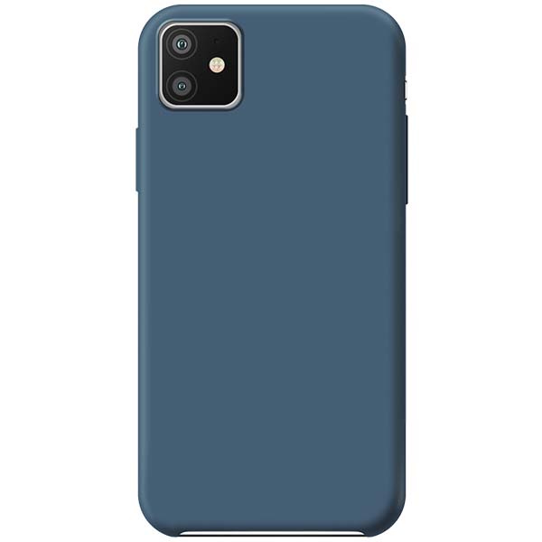 Чехол Deppa Liquid Silicone iPhone 11 синий фото