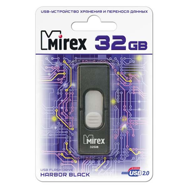 Флеш-диск Mirex 32GB Harbor Black (13600-FMUBHB32) фото