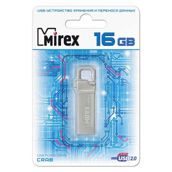 Флеш-диск Mirex 16GB Crab (13600-ITRCRB16) фото