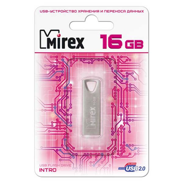 Флеш-диск Mirex 16GB Intro (13600-ITRNTO16 ) фото