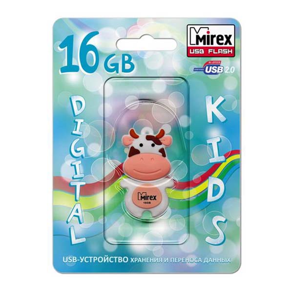 Флеш-диск Mirex 16GB Cow (13600-KIDCWP16)