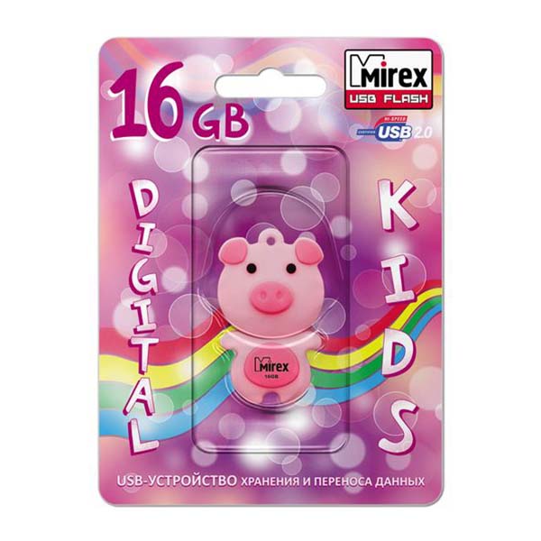 Флеш-диск Mirex 16GB Pig (13600-KIDPIP16) фото