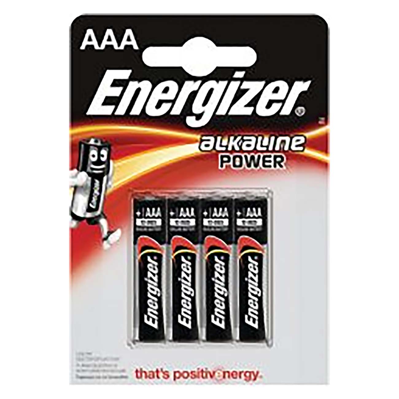 Батарея Energizer Alkaline Power LR03 AAA, 4 шт (E300132600) фото