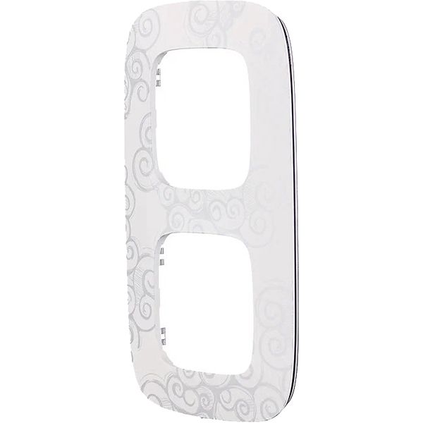 Рамка Legrand Valena Allure Нарцисс хром 2-пост. (754342)