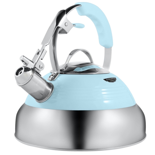 Чайник Maunfeld MRK-119BL голубой/хромированный