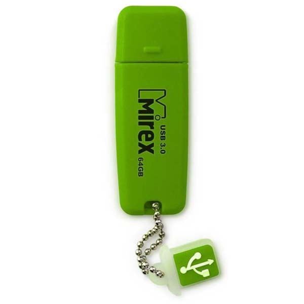 Флеш-диск Mirex 64GB CHROMATIC 3.0 Green (13600-FM3CGN64) фото