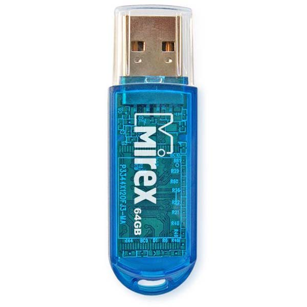 Флеш-диск Mirex 64GB ELF Blue (13600-FMUBLE64) фото