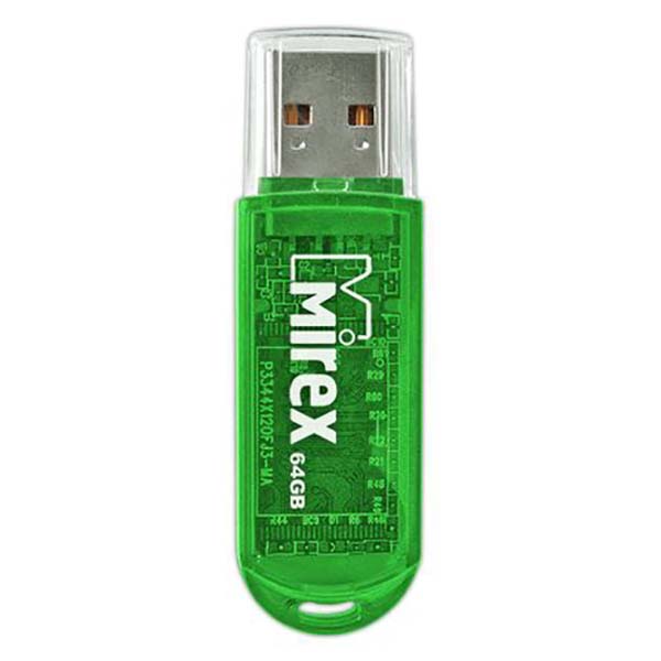 Флеш-диск Mirex 64GB ELF Green (13600-FMUGRE64) фото