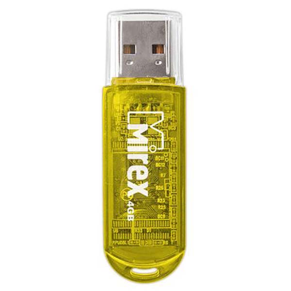Флеш-диск Mirex 4GB ELF Yellow (13600-FMUYEL04)