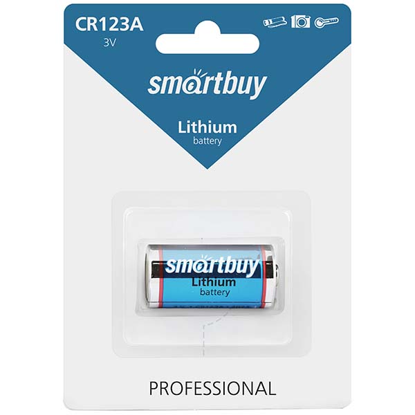 Батарея Smartbuy CR123A/1B (SBBL-123A-1B)