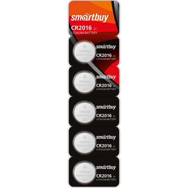 Батарея Smartbuy CR2016/5B (SBBL-2016-5B) фото