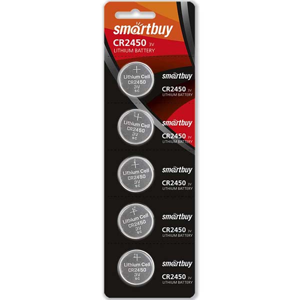 Батарея Smartbuy CR2450/5B (SBBL-2450-5B)